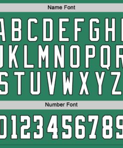 Custom Kelly Green White-Black Hockey Jersey Suit for daily life, Fabric: 95% polyester and 5% spandex, Regular fit, Stitch Color: automatically matched based on patterns