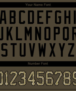 Custom Olive Camo-Black Authentic Salute To Service Baseball Jersey Suit for daily life, Fabric: 95% polyester and 5% spandex, Regular fit, Stitch Color: automatically matched based on patterns